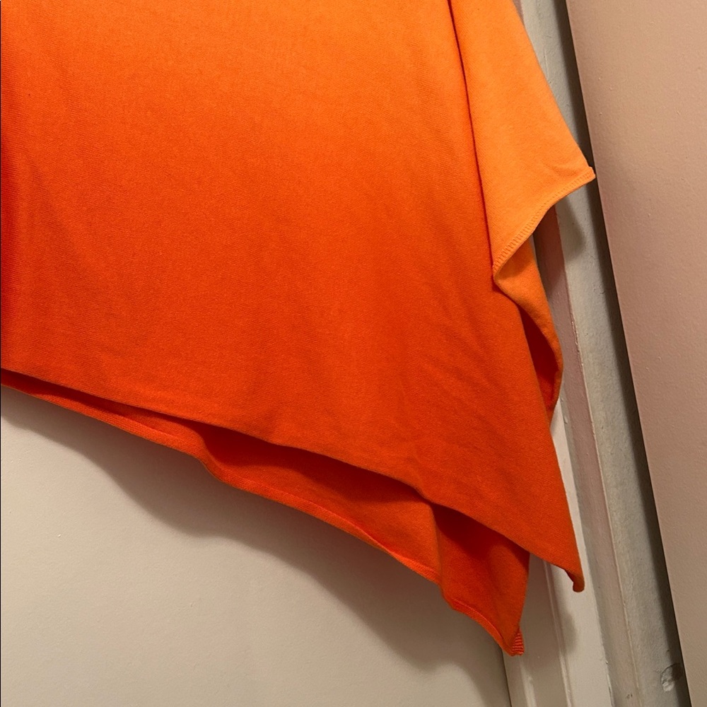 Women's sunset  Knit Poncho - Picture 9 of 9